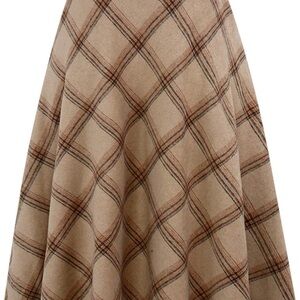 Plaid Tan Skirt